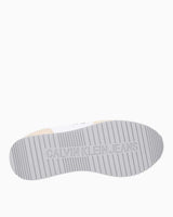 Calvin Klein Runner Sock Lace Up Runner Kadın Sneaker Bright White/Creamy White/Black