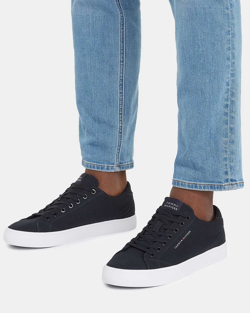 Tommy Hilfiger Low Top Canvas Ayakkabı Desert Sky