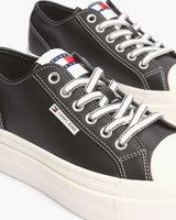 Tommy Hilfiger Foxing Low Top Sneaker Black