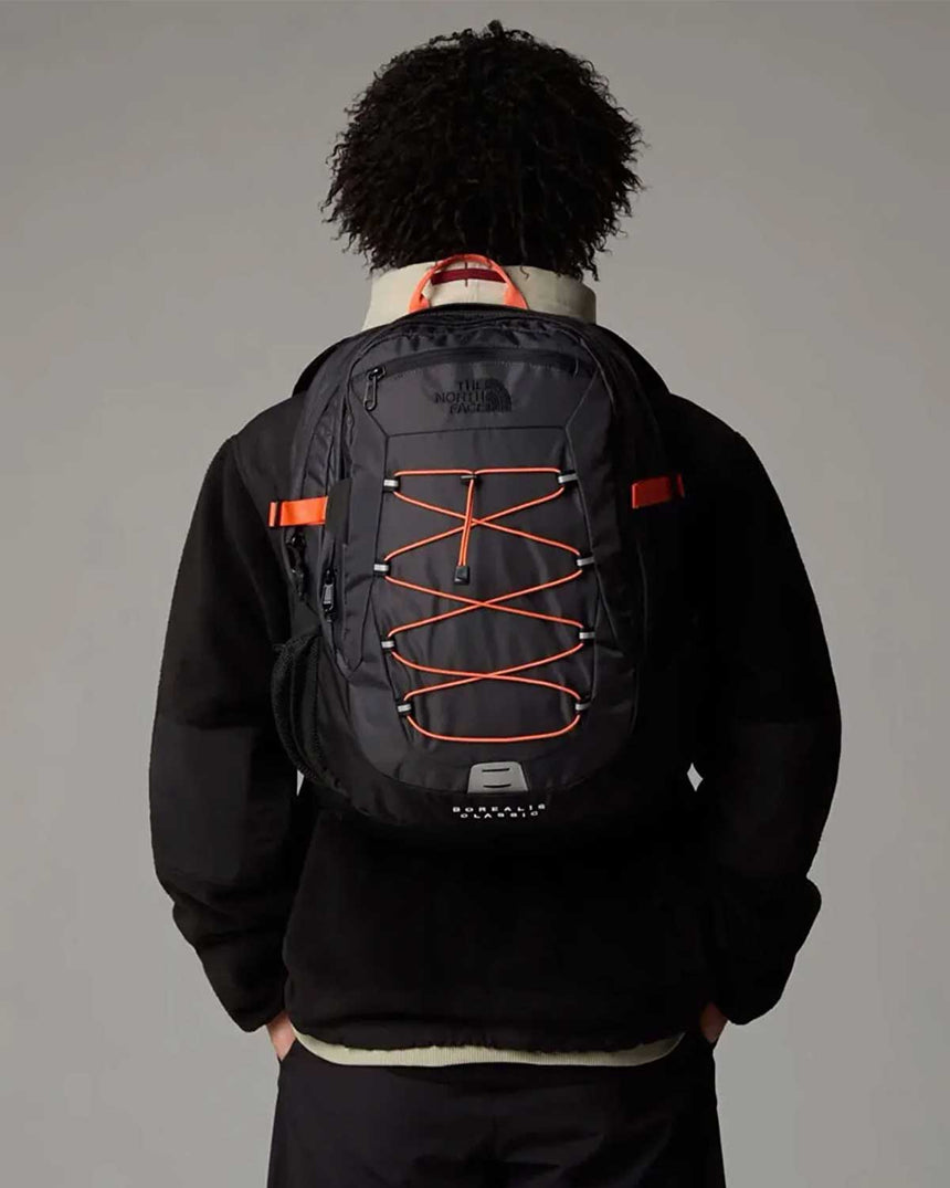 The North Face Borealis Classic Sırt Çantası Asphalt Grey / Retro Orange