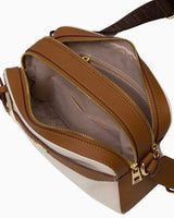 Nautica Logolu Omuz Çantası Bej - Taba