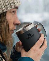 Stanley Efsane Klasik Seri-0.35 Litre Kamp Bardağı Termos Bardak Charcoal