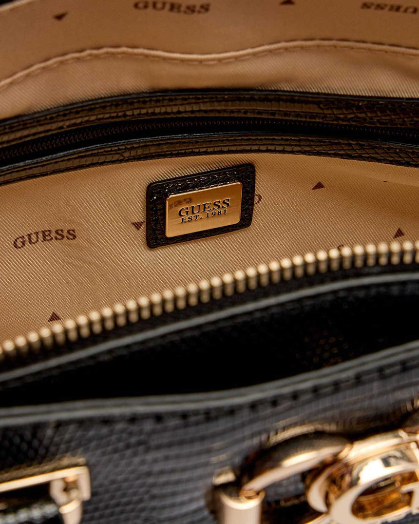 Guess Salinge Luxury Kadın Satchel Black