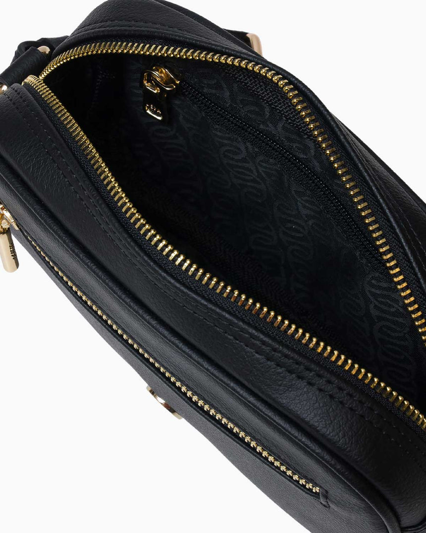 Us Polo Assn Logo Detaylı Çapraz Askılı Çanta Siyah