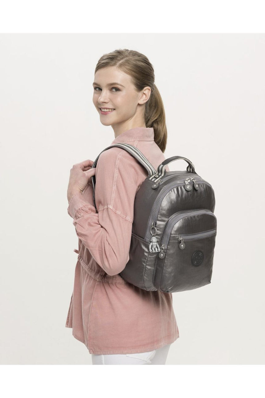 Kipling Seoul S Basic Plus Sırt Çantası Carbon Metallic