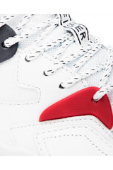 Tommy Hilfiger Wmn Chunky Mixed Textile Trainer Kadın Ayakkabı White Mixed