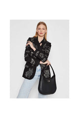 Calvin Klein Re-Lock Hobo Kadın Omuz Çantası CK Black