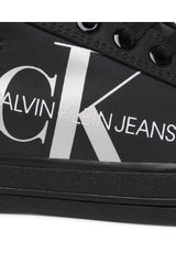 Calvin Klein Vulcanized Laceup Pes Kadın Sneakers Full Black