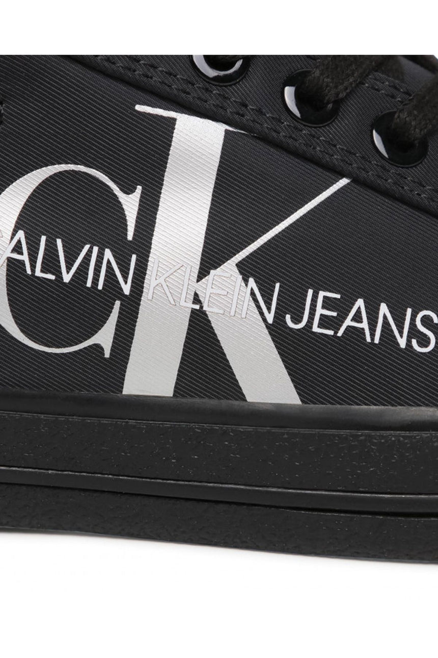 Calvin Klein Vulcanized Laceup Pes Kadın Sneakers Full Black