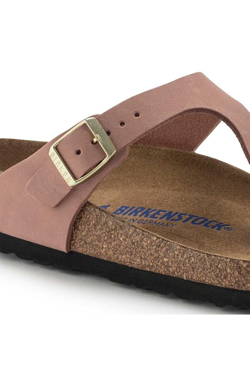 Birkenstock Gizeh Sfb Nubuk Kadın Terlik Old Rose