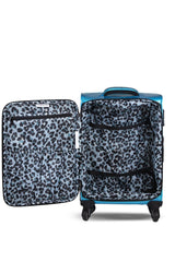 It Luggage Shimmer Fluorescent Aqua