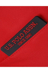 U.s Polo Assn. Üç Bölmeli Sırt Çantası Kırmızı