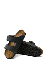 Birkenstock Arizona Nubuck Oıled Erkek Terlik Black