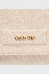 Calvin Klein Dressed Ew Xbody Mono Çapraz Askılı Kadın Çantası Sand Mono