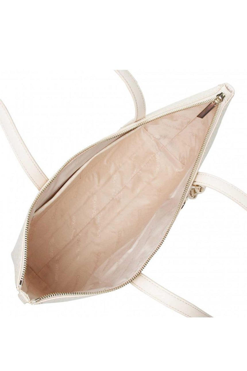 Calvin Klein Ck Must Shopper Md Mono Kadın Omuz Çantası Sand Mono