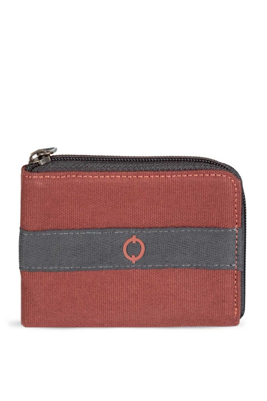 Nors Locky Fermuarlı Erkek Cüzdan Kiremit