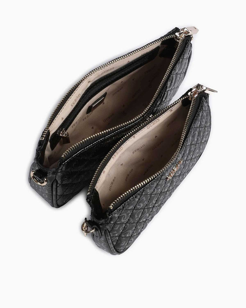 Guess Small Zincir Detaylı Çapraz Askılı Çanta Black