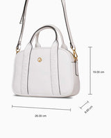 Nautica Ladies Logolu El Çantası Beyaz