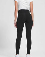 Guess Allie Scuba Çizgi Şeritli Tayt Jet Black A996