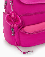 Kipling City Zip S Basic Sırt Çantası Glowing Fuchsia