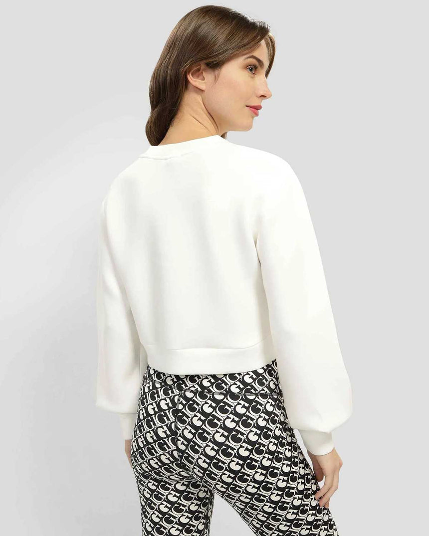 Guess Cindra Kabartma Logolu Sweatshirt