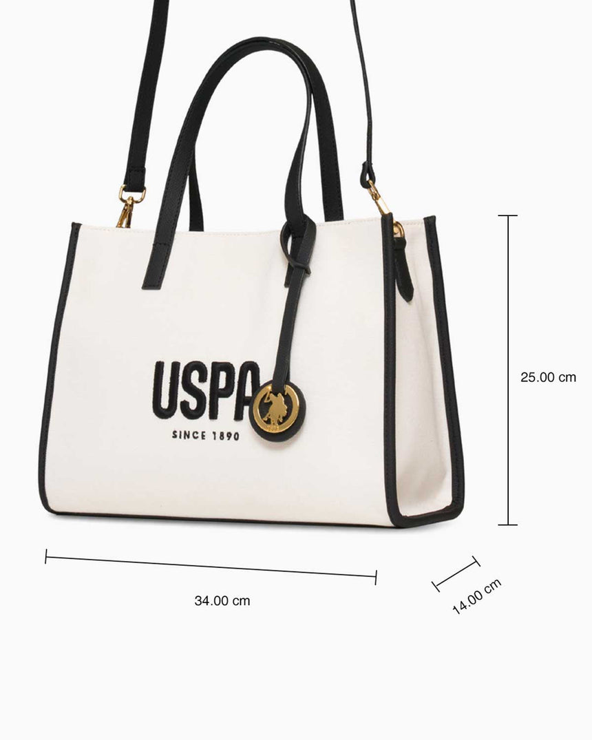 Us Polo Assn Ladies Omuz Çantası Beyaz