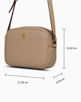 Us Polo Assn Logolu Omuz Çantası Bej