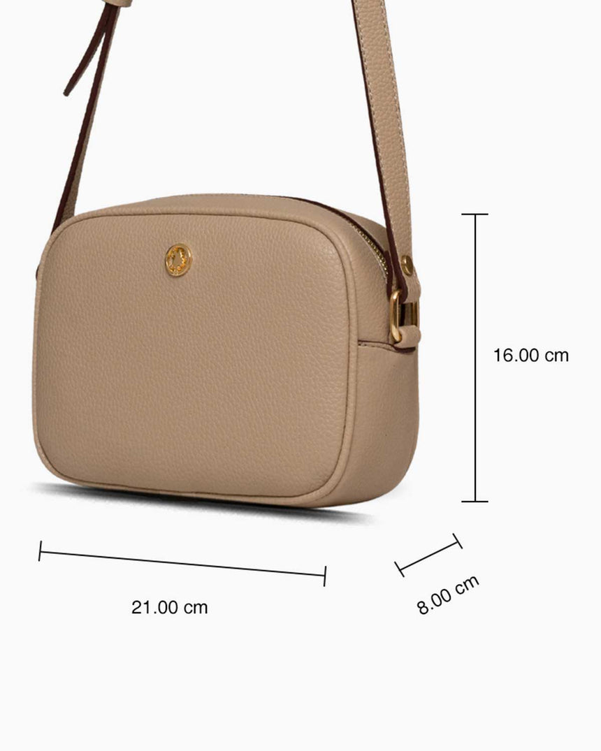 Us Polo Assn Logolu Omuz Çantası Bej