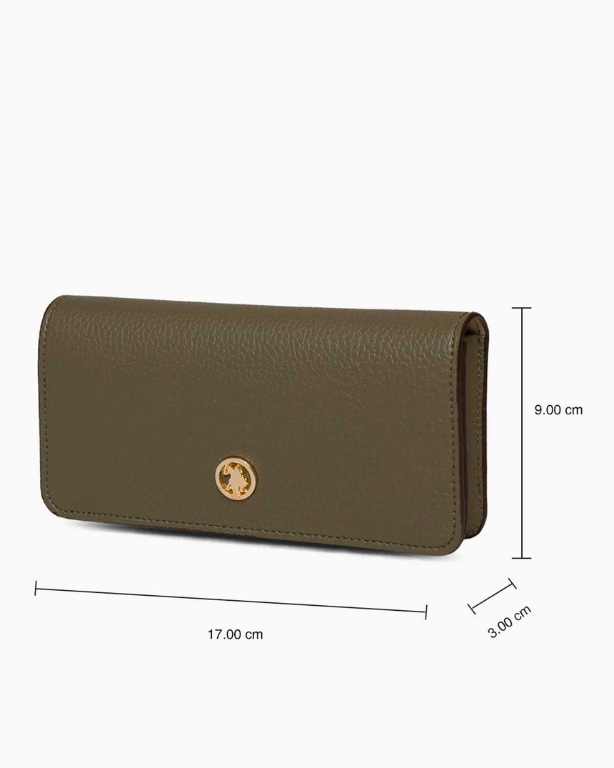 Us Polo Assn Logolu Cüzdan Haki