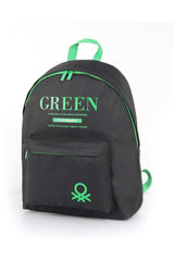 Benetton United Colors Çift Bölmeli Sırt Çantası Siyah