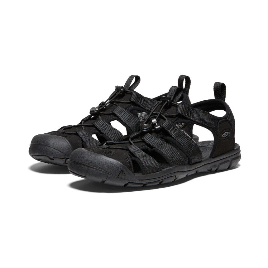 Keen Clearwater Cnx Erkek Sandalet Triple Black
