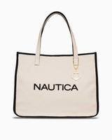 Nautica Ladies Çapraz Askılı Çanta Bej - Siyah