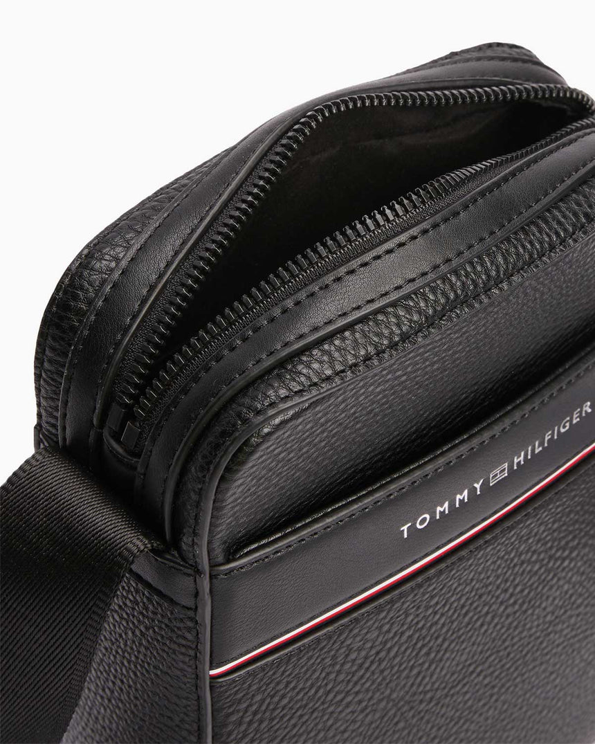 Tommy Hilfiger Corp Business Mini Reporter Çapraz Askılı Çanta Black