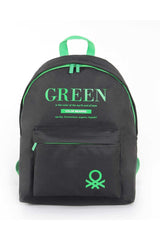 Benetton United Colors Çift Bölmeli Sırt Çantası Siyah