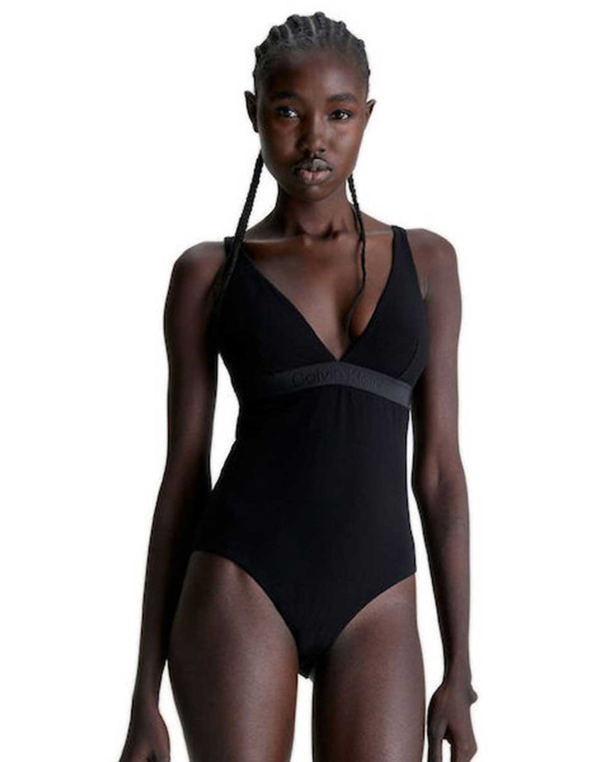 Calvin Klein Plunge Kadın Mayo Siyah