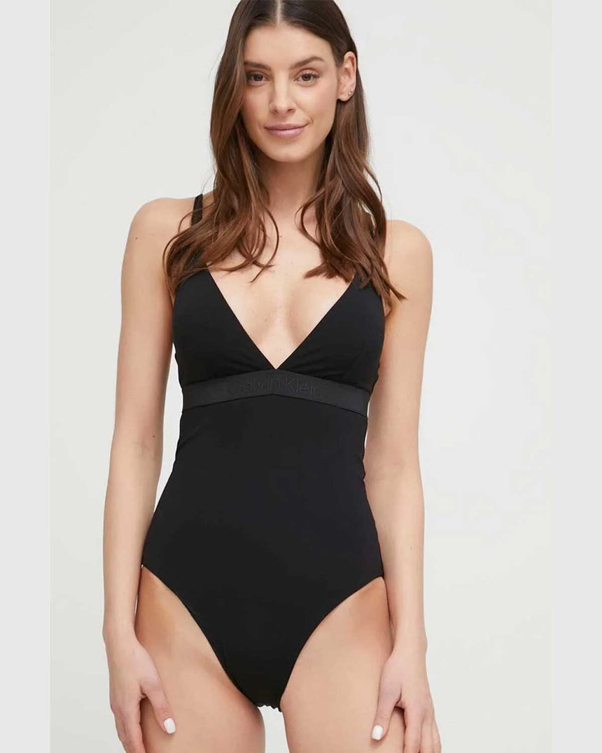 Calvin Klein Plunge Kadın Mayo Siyah