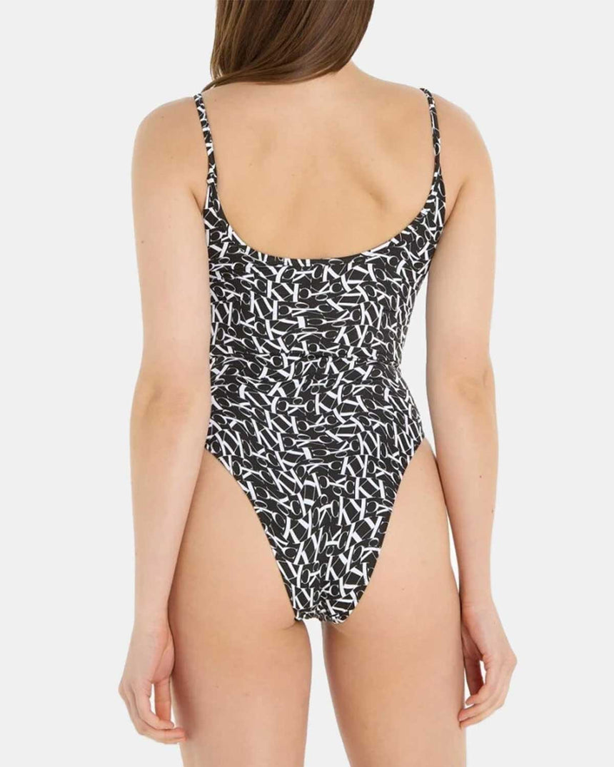 Calvin Klein Scoop Back Kadın Mayo Siyah