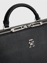 Tommy Hilfiger Emblem Kadın Laptop Çantası Siyah