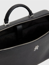 Tommy Hilfiger Emblem Kadın Laptop Çantası Siyah