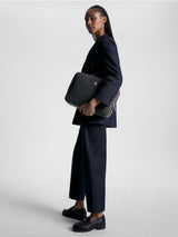 Tommy Hilfiger Emblem Kadın Laptop Çantası Siyah