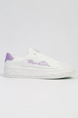 Benetton Platform Topuk Sneakers Beyaz - Pudra