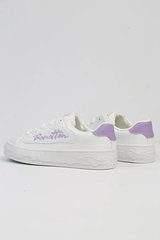 Benetton Platform Topuk Sneakers Beyaz - Pudra