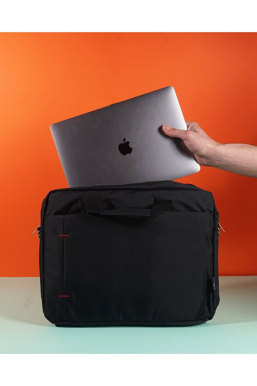 Cambridge Polo Club Kumaş Evrak Çantası Büyük Boy Siyah