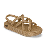 Nomadic Republic Bodrum Kadın Platform Sandalet Beige