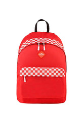 Panther Plaid Kız Çocuk Sırt Çantası Kırmızı