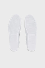 Calvin Klein Deri Platform Lace Up Sneakers Black/White