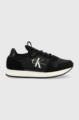 Calvin Klein Runner Sock Lace Up Runner Kadın Sneaker Black