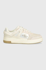 Calvin Klein Basket Cupsole Sneakers Creamy White/Bright White/Oyster M