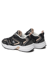 Calvin Klein Retro Tennis Runner Sneakers Black/Whisper Pink/Bright White