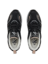 Calvin Klein Retro Tennis Runner Sneakers Black/Whisper Pink/Bright White